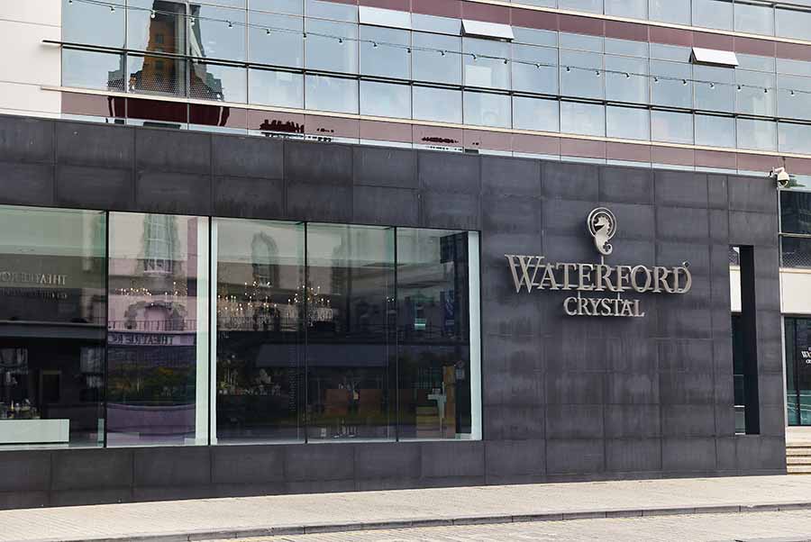 Waterford Crystal factory in Ireland, producing unique glass ornaments